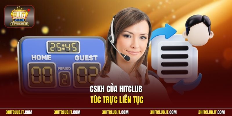 CSKH của Hitclub túc trực liên tục
